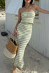 'Azura' Tube Top and Skirt Sweater Set - Celes Fashion